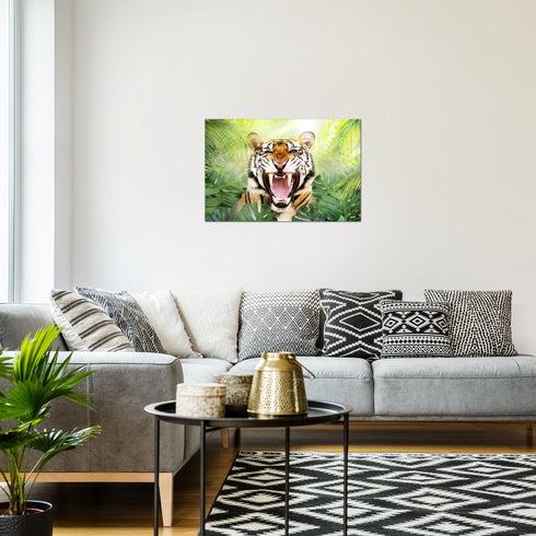 Wandbilder Wohnzimmer XXL Tieger Abstrakt Moderne Bilder Tiere